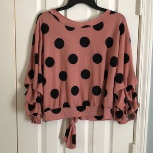 Poka dot sweater